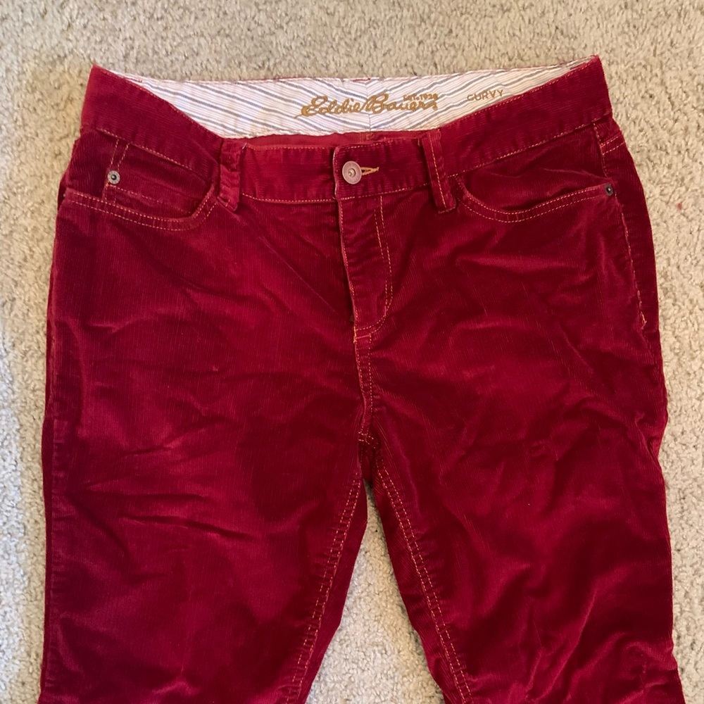 Cranberry Eddie Bauer corduroys
